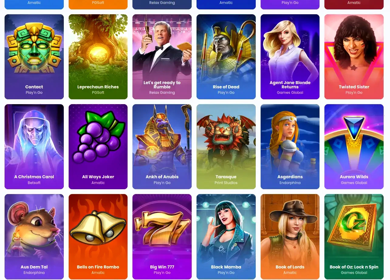 Betsixty mobiele casino interface op smartphone